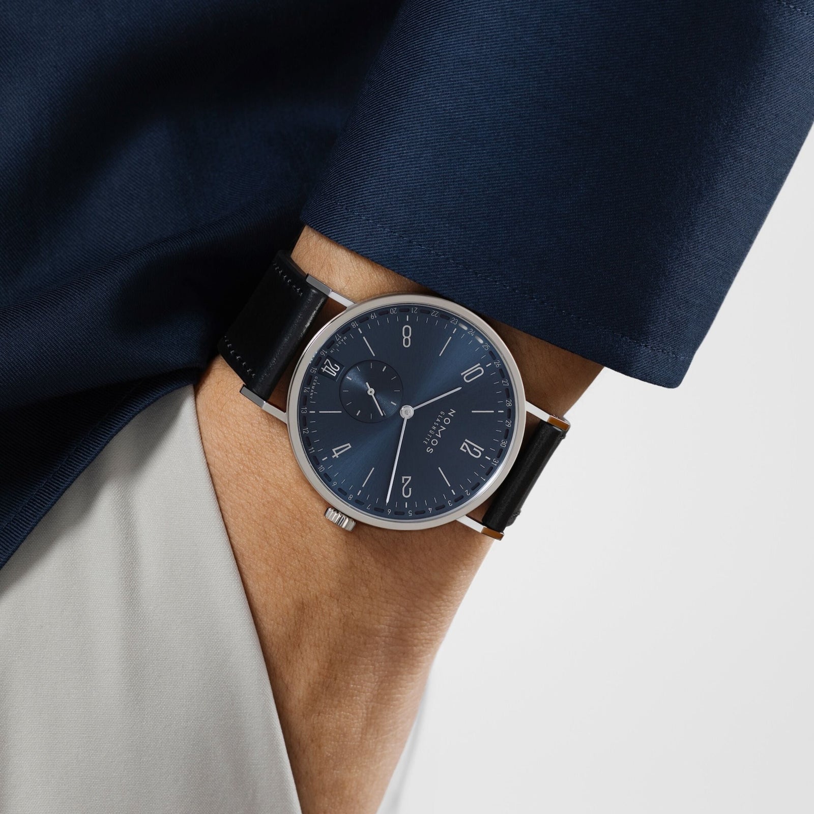 Nomos - Tangente 2Date Blue Ref: 136
