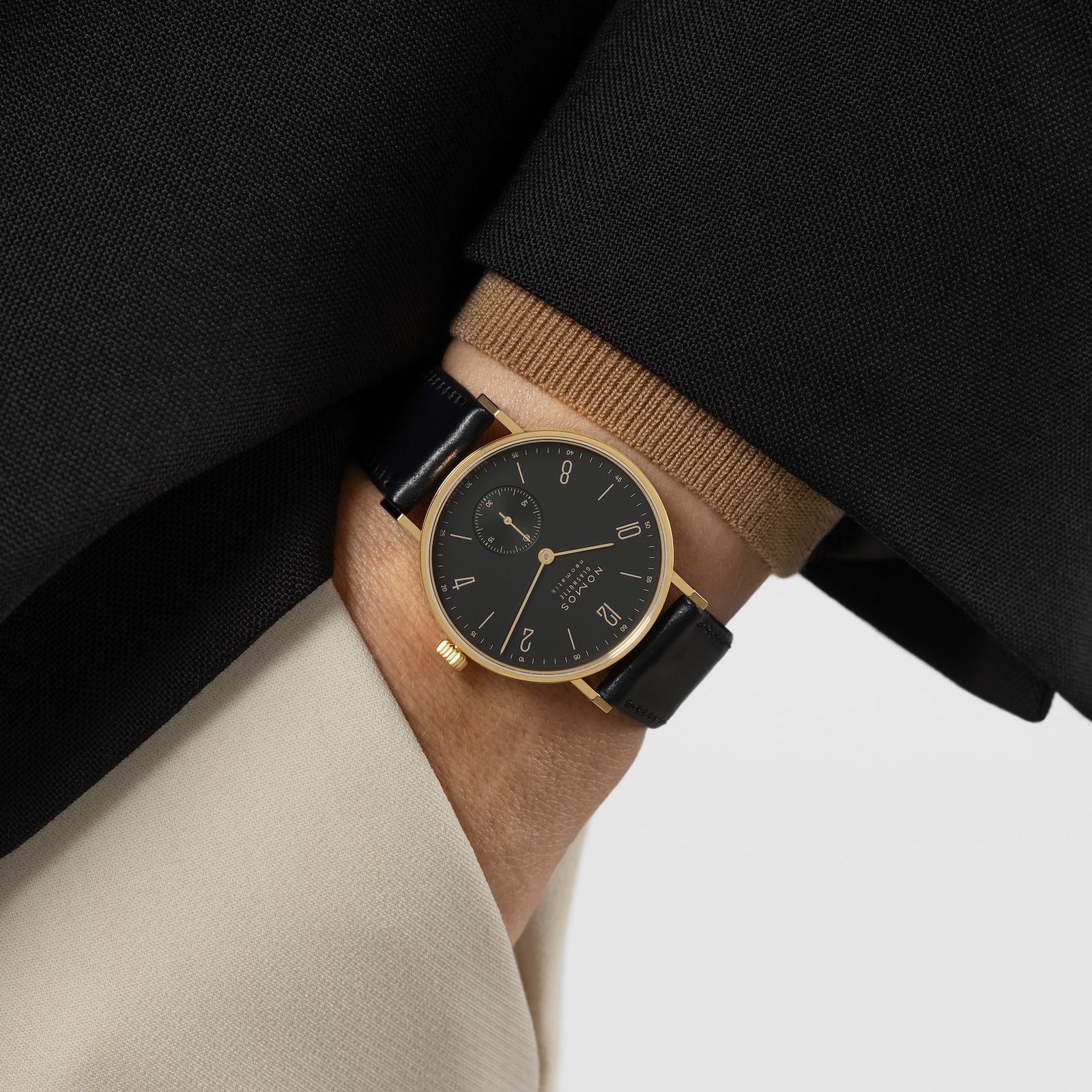 NOMOS - Tangente Gold Neomatik Ruthenium 35mm Ref: 163
