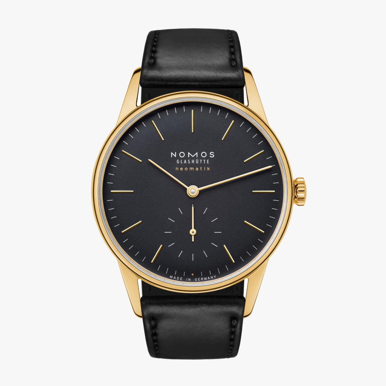 NOMOS - Orion Gold Neomatik Black 36mm Ref: 350