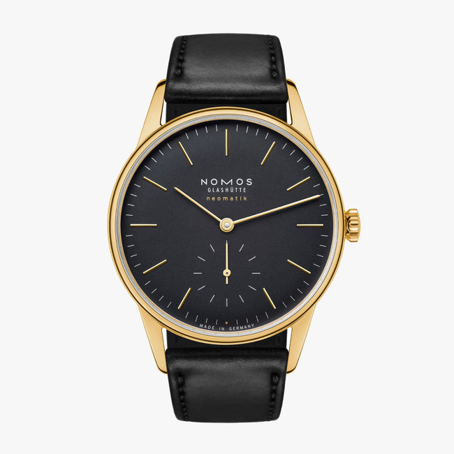 NOMOS - Orion Gold Neomatik Black 36mm Ref: 350