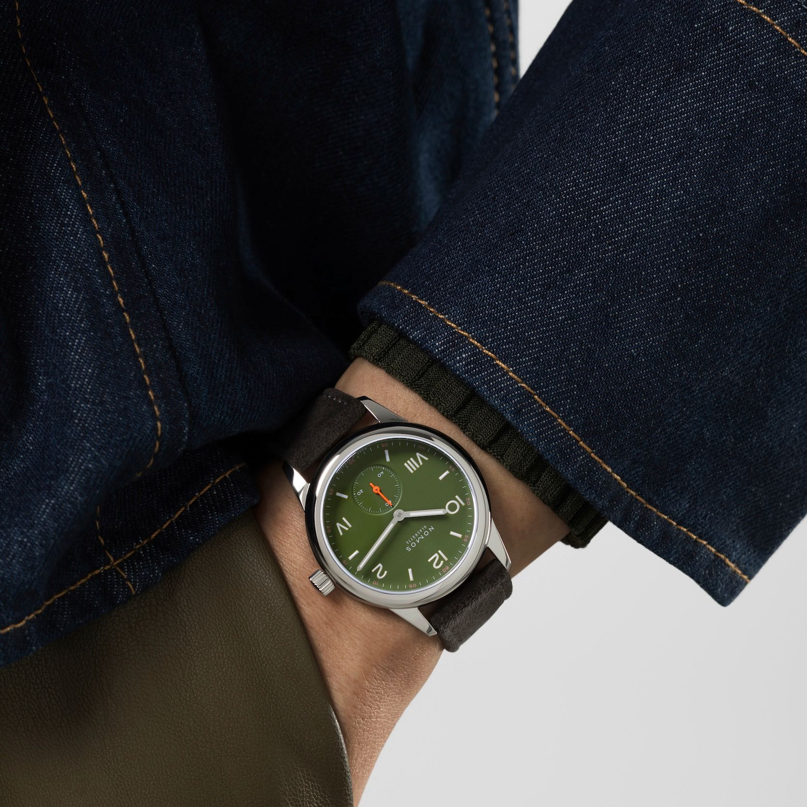 NOMOS - Club Campus All Olive 36mm Ref: 707/707.GB