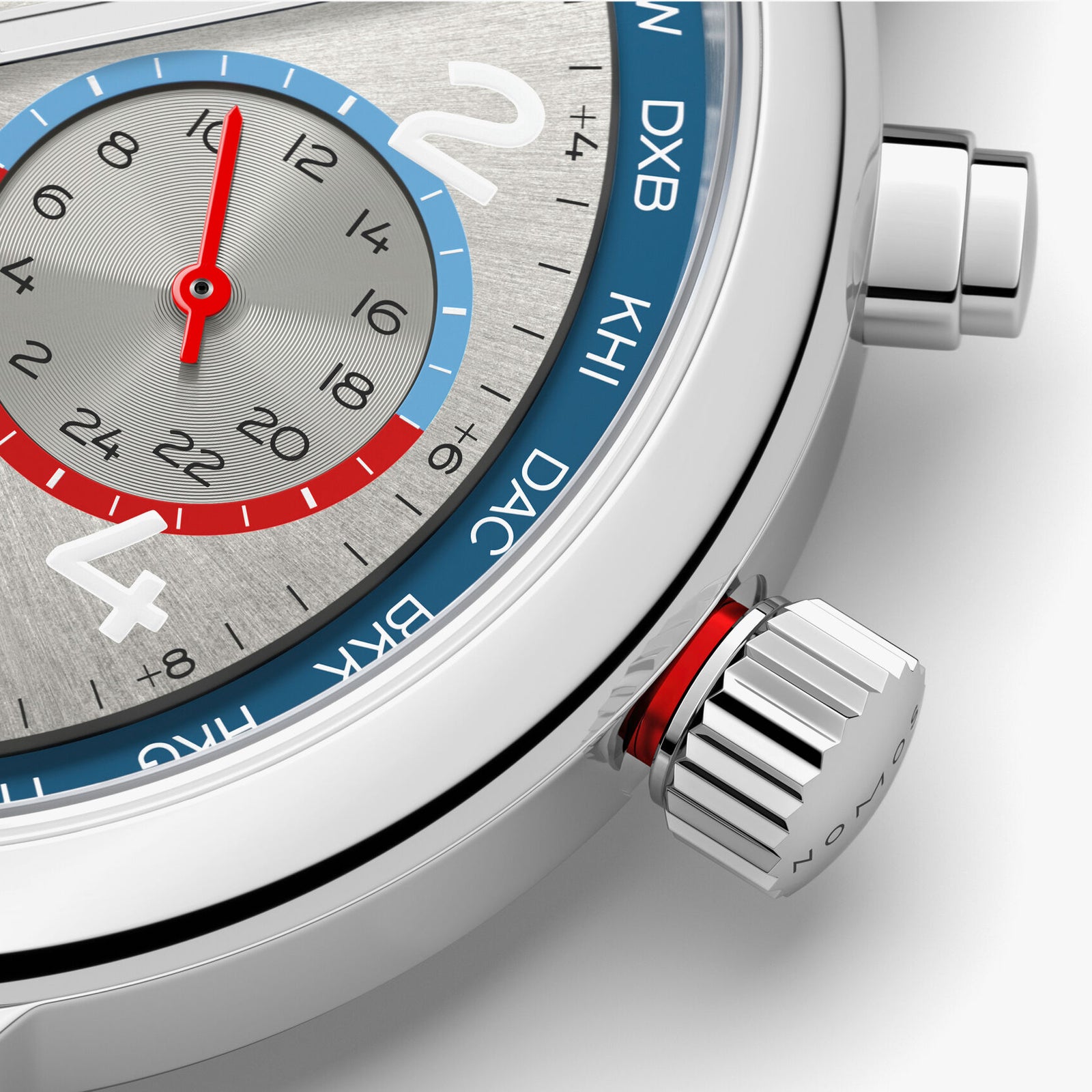 NEW! NOMOS - Club Sport Worldtimer Silver Ref: 791