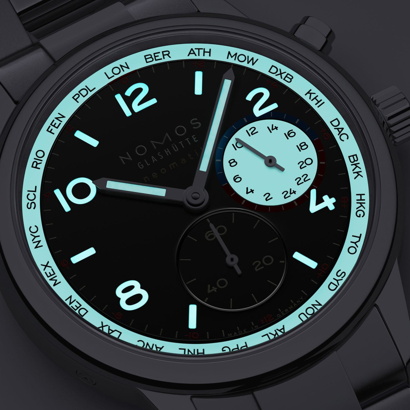 NOMOS - Club Sport Worldtimer Neomatik Dark Ref: 793