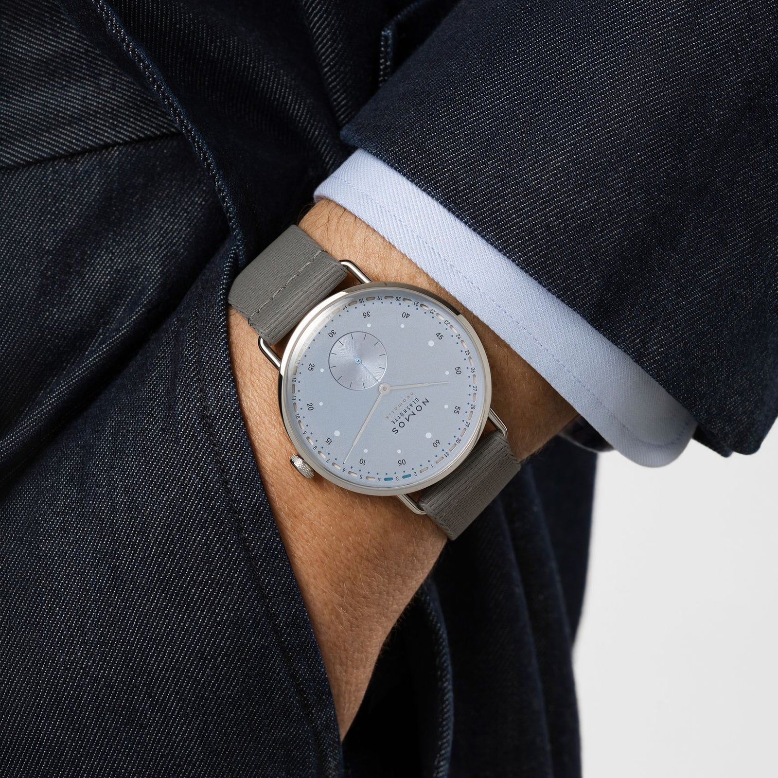 NOMOS - Metro 41 Ice Blue Ref: 1166