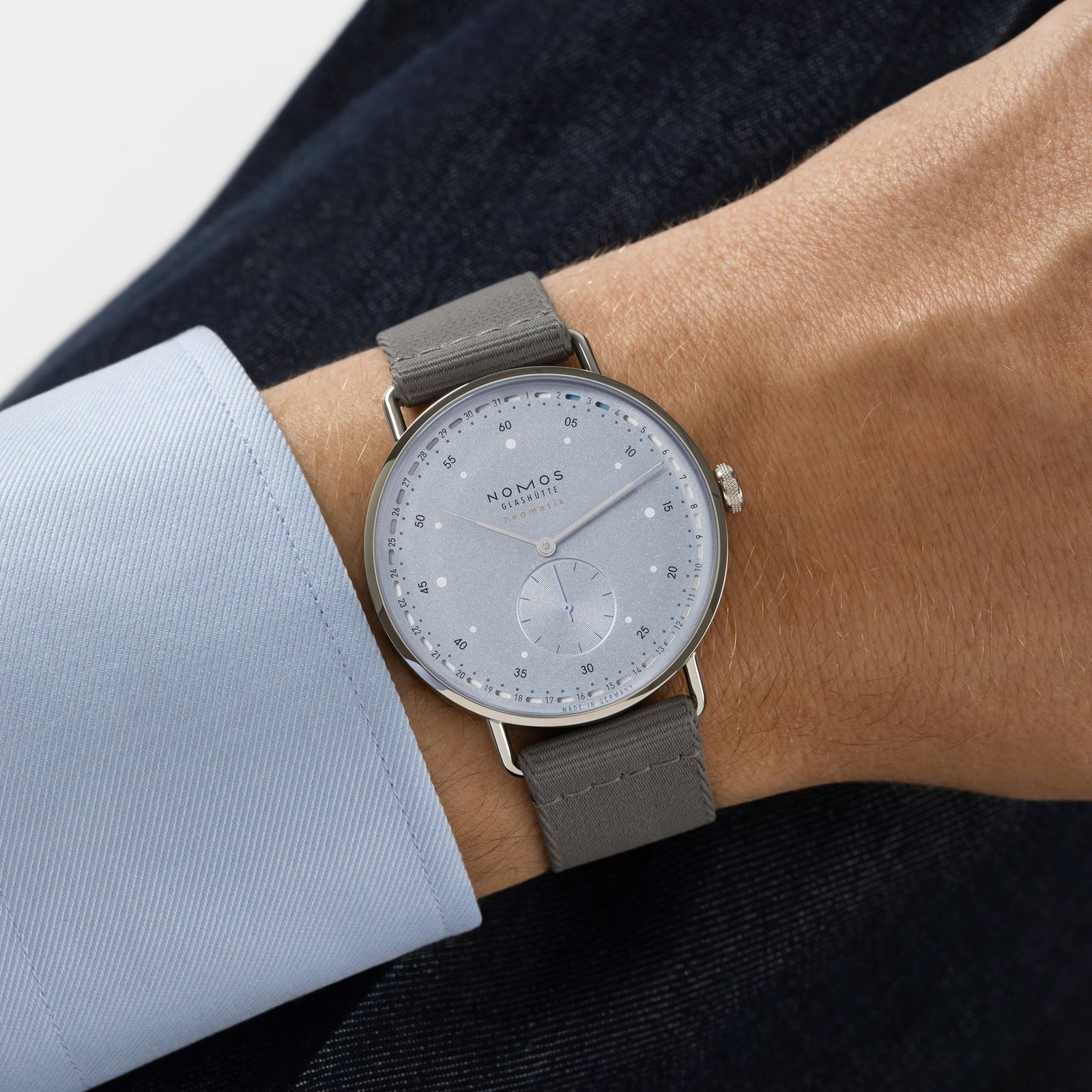 NOMOS - Metro 41 Ice Blue Ref: 1166