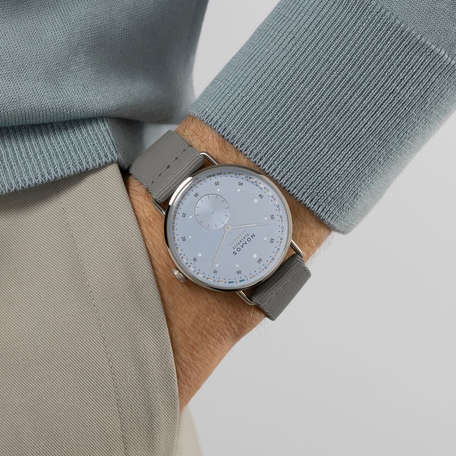NOMOS - Metro 41 Ice Blue Ref: 1166