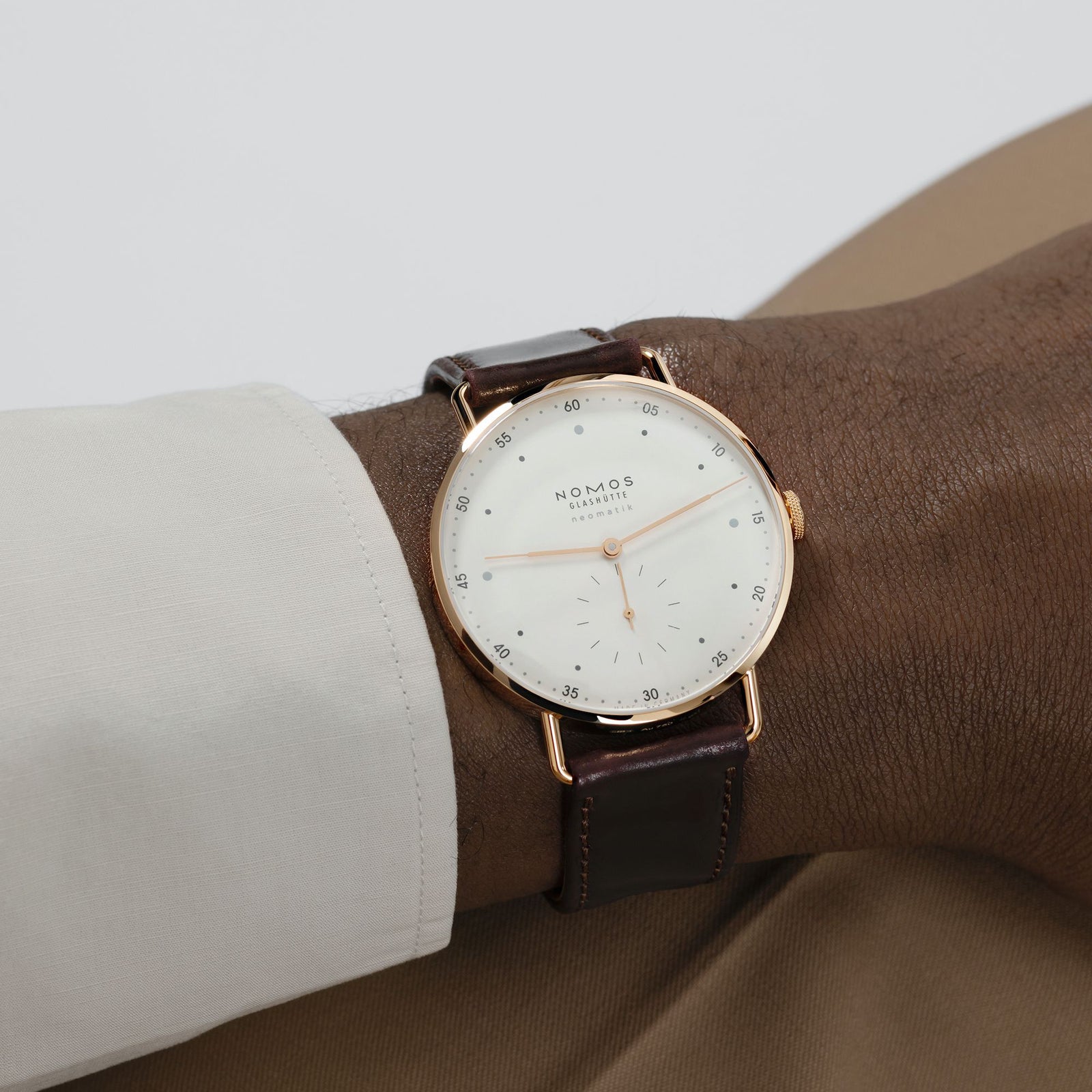 NOMOS - Metro Rose Gold Neomatik 39 Ref: 1180