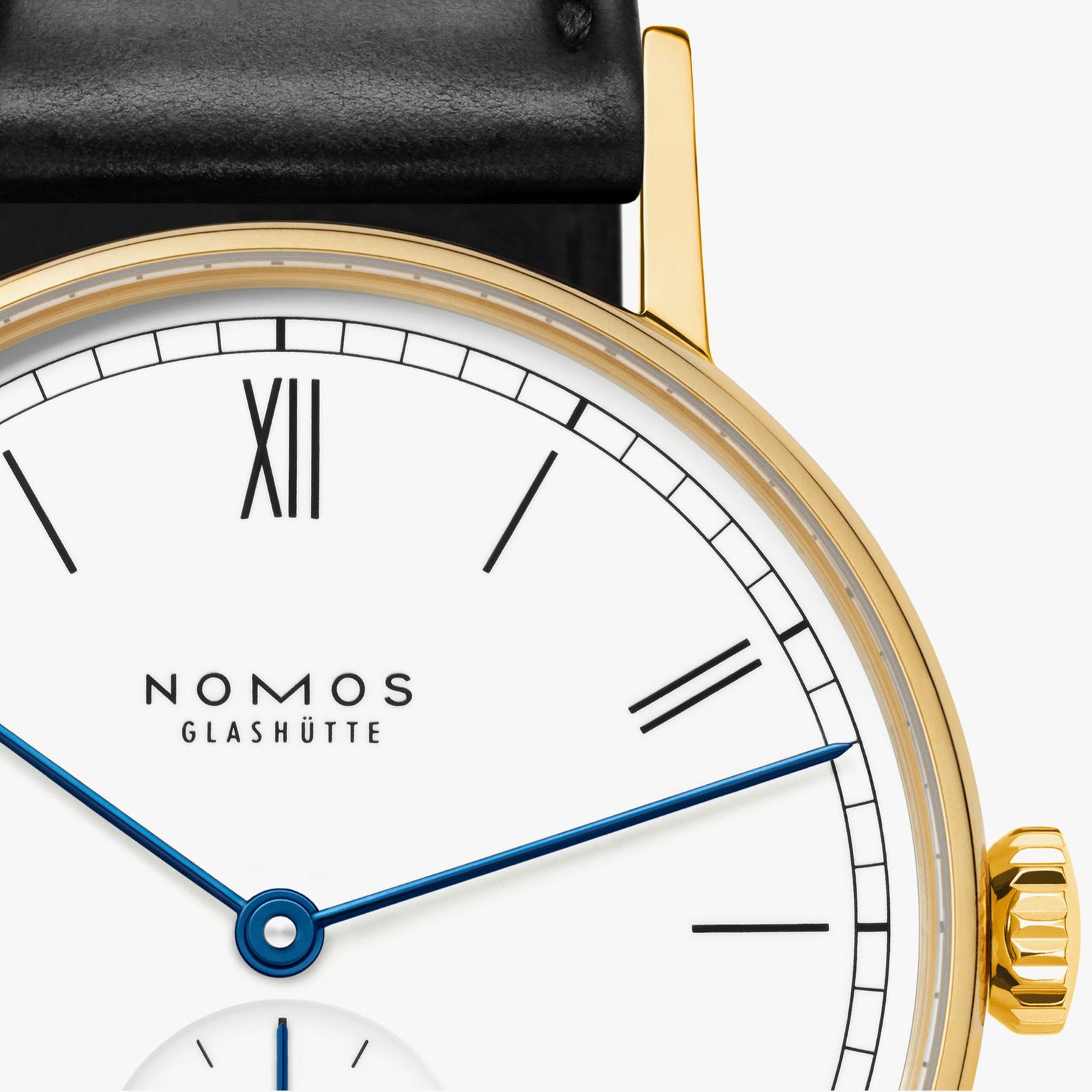 NOMOS - Ludwig Gold enamel white 35mm Ref: 215