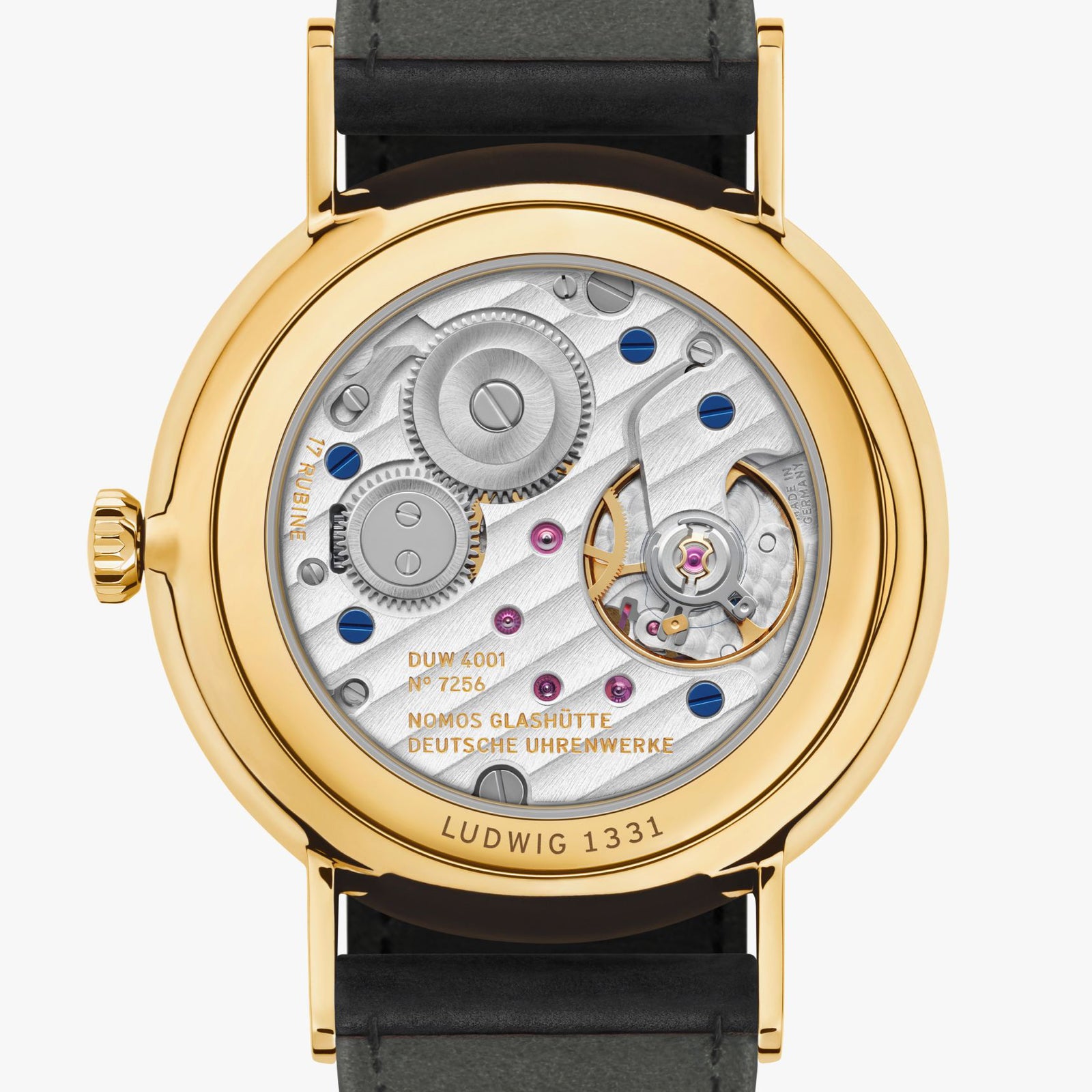 NOMOS - Ludwig Gold enamel white 35mm Ref: 215