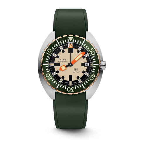 Doxa Army - Black Bezel / Steel