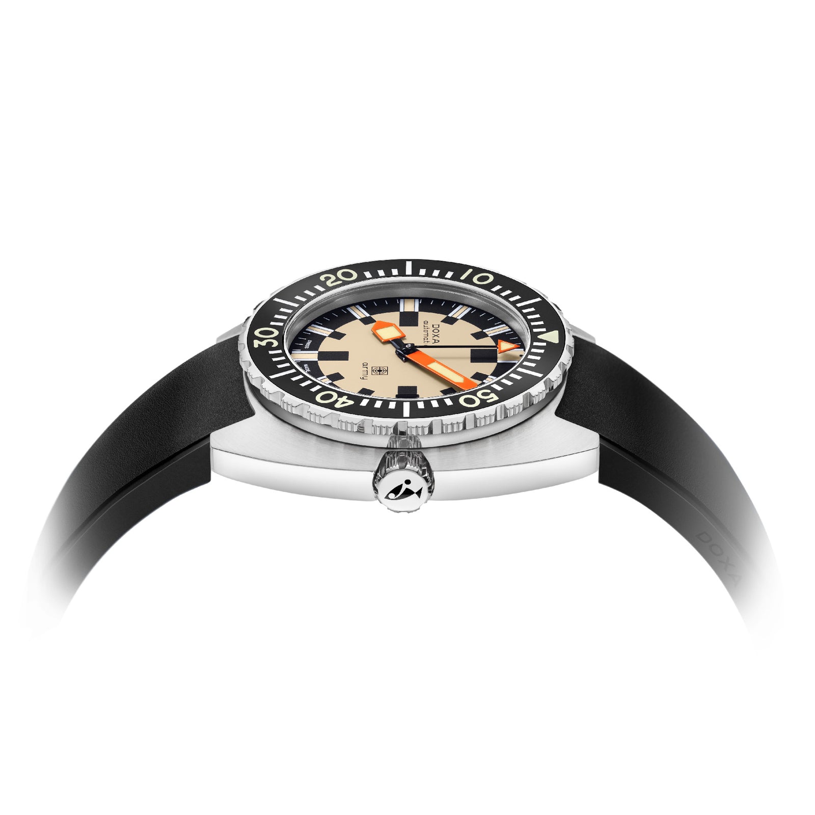 Doxa Army - Black Bezel / Steel