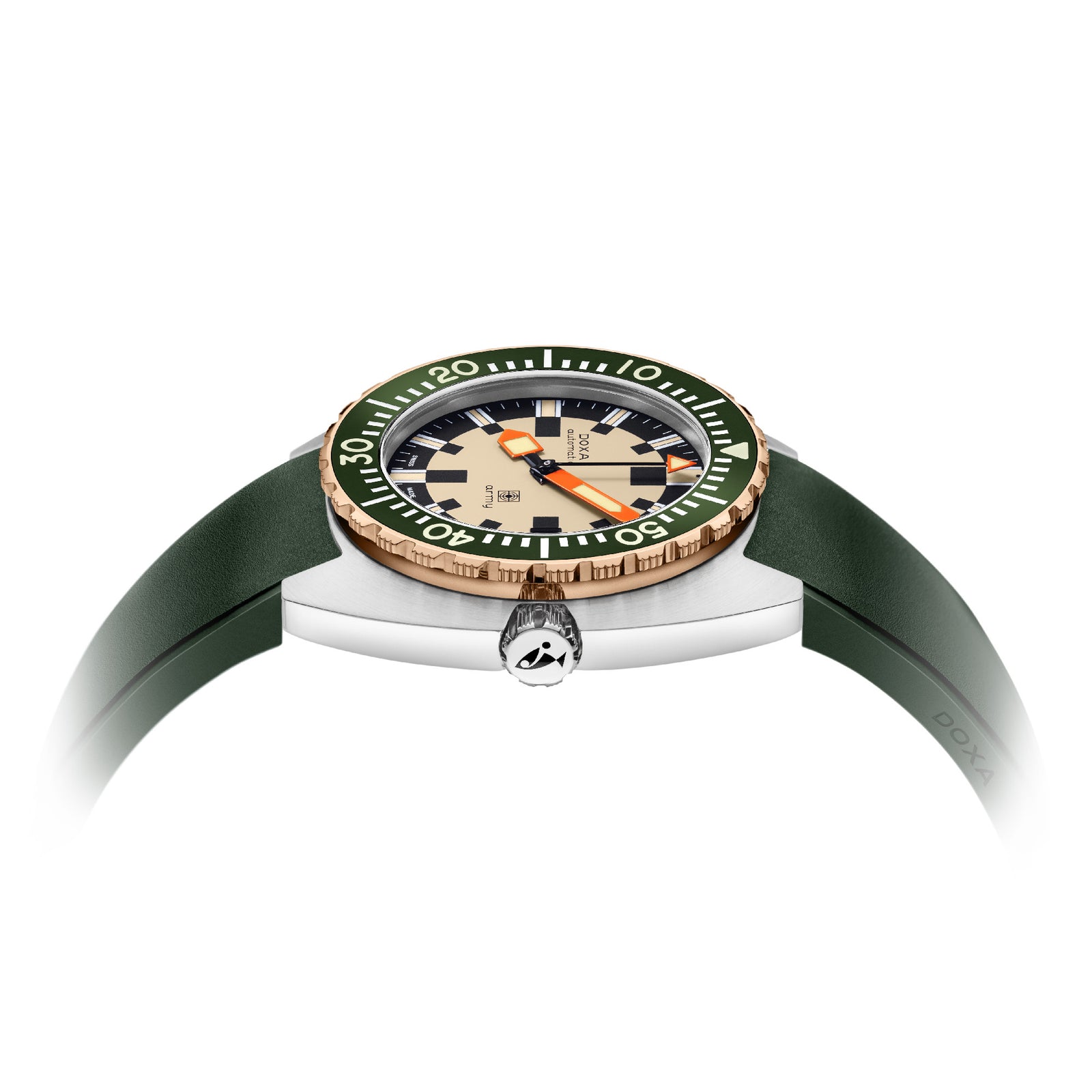Doxa Army - Green Bezel / Steel & Bronze