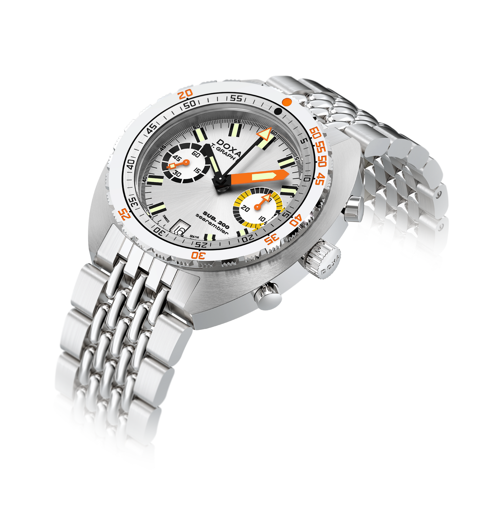 Doxa Sub 200 T.GRAPH II - Searambler (Silver)