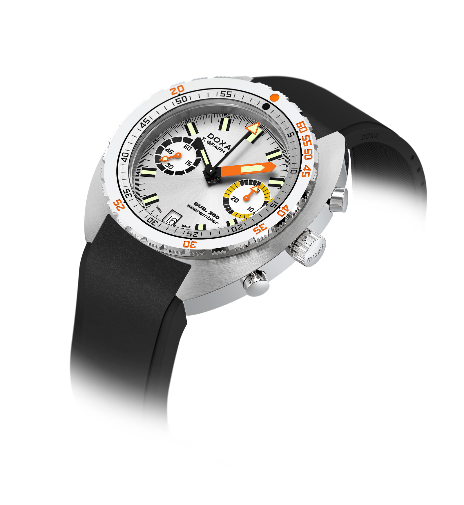 Doxa Sub 200 T.GRAPH II - Searambler (Silver)