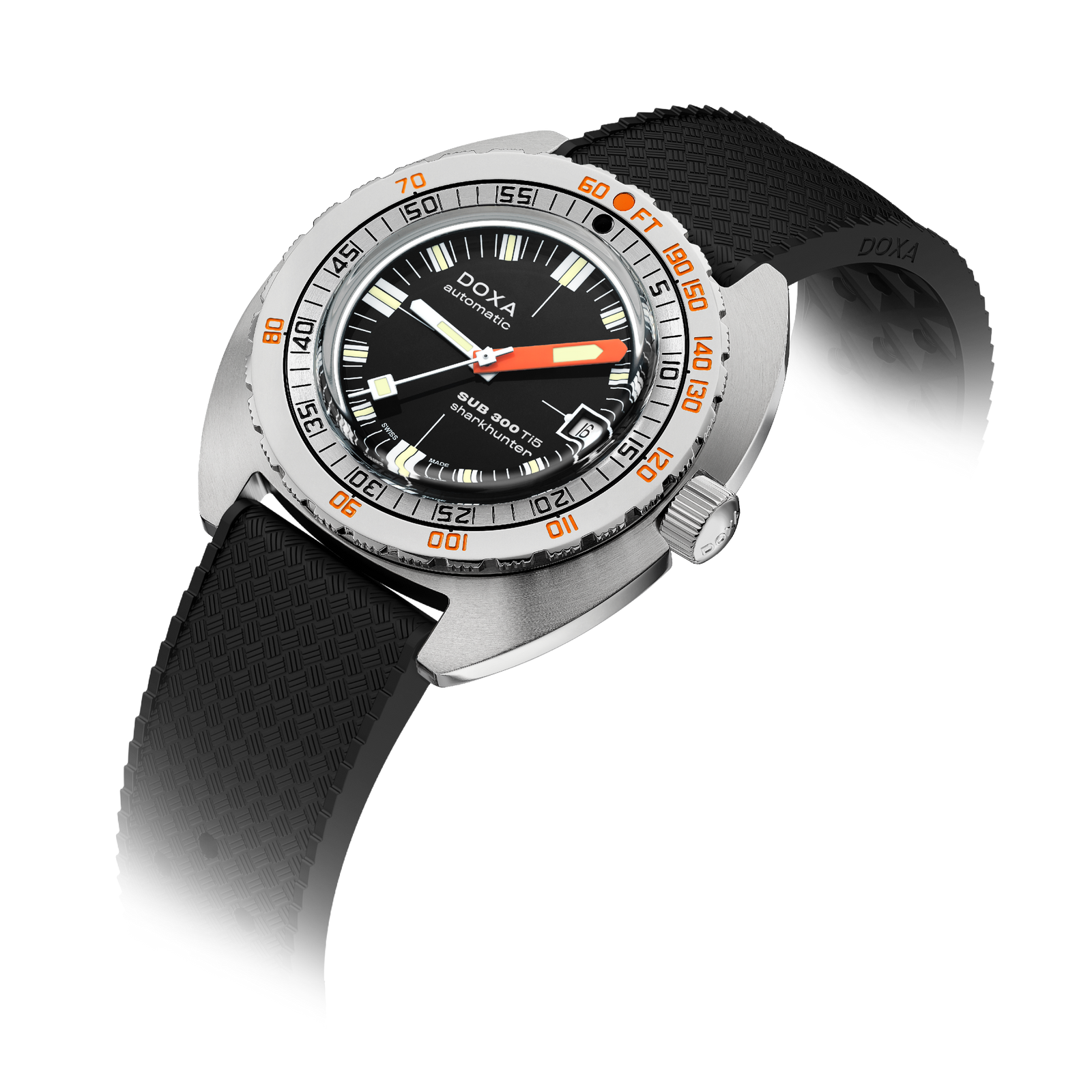 Doxa 300 Ti5- Sharkhunter (Black)