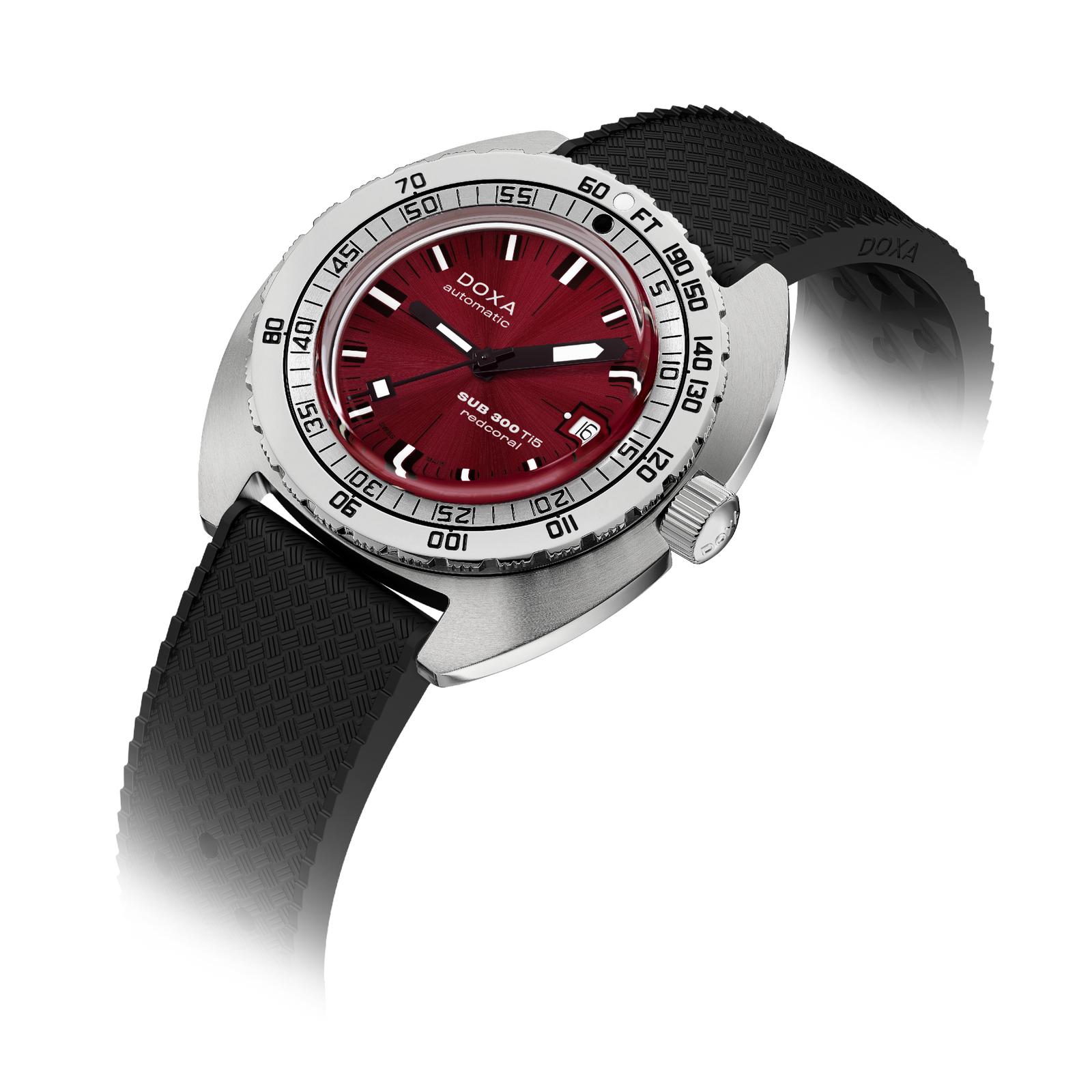 Doxa 300 Ti5- Redcoral (Red)