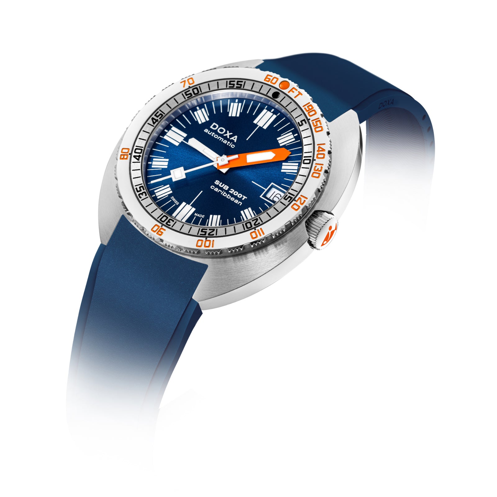 Doxa 200 T - Carribean (Navy Blue) Sunray Dial