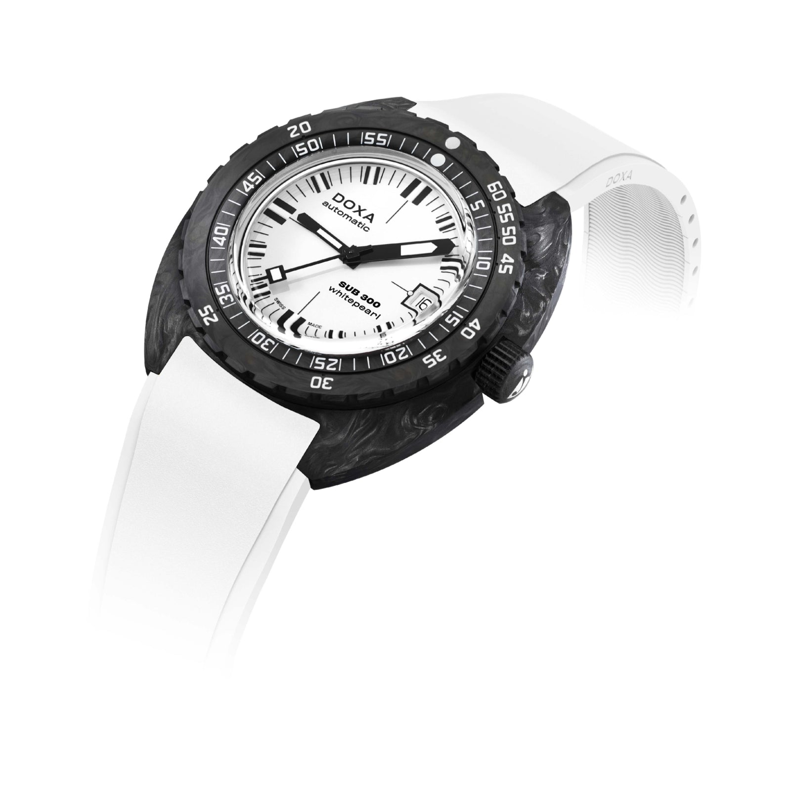Doxa 300 Carbon - Whitepearl (White)