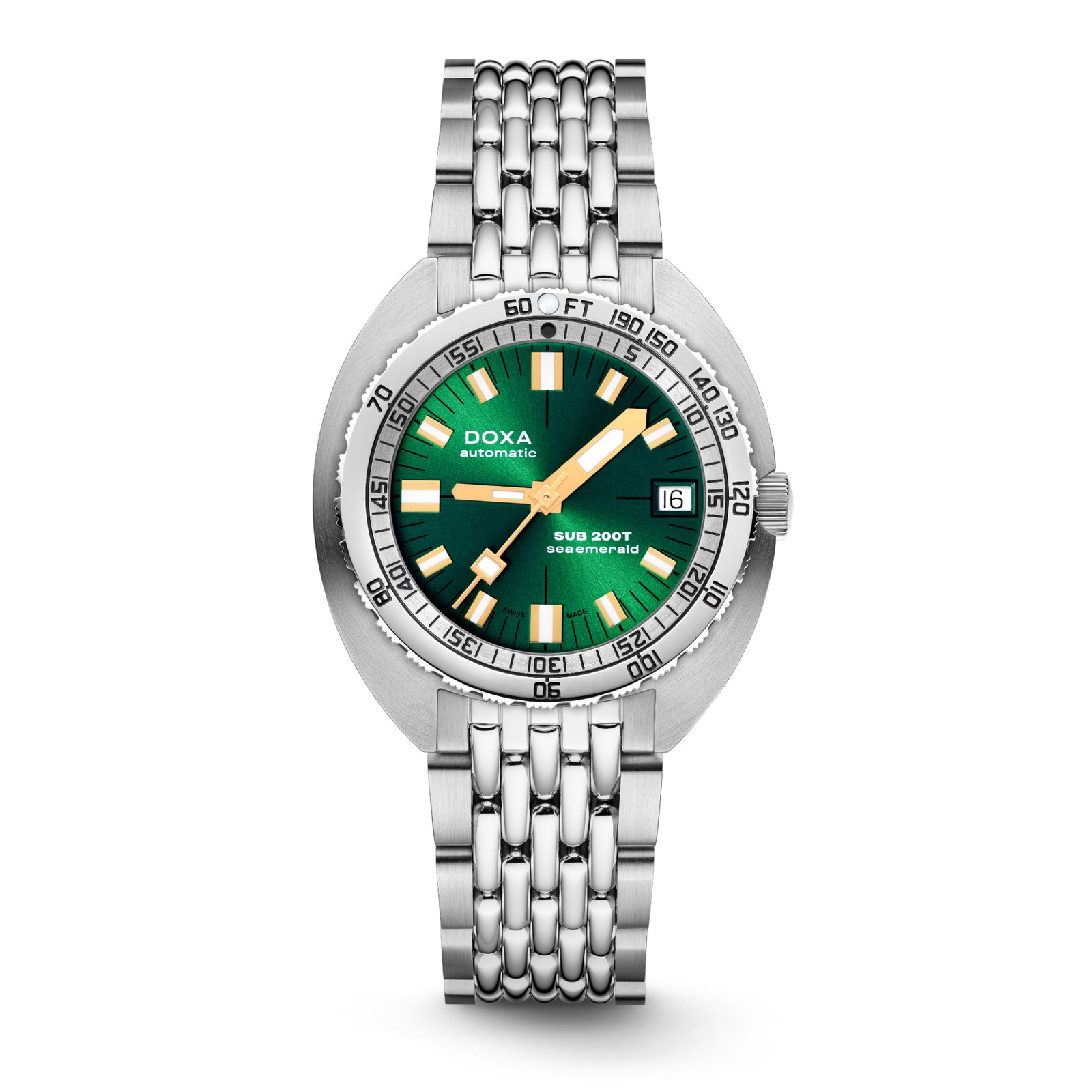 Doxa 200 T - Sea Emerald (Green) Sunray Dial