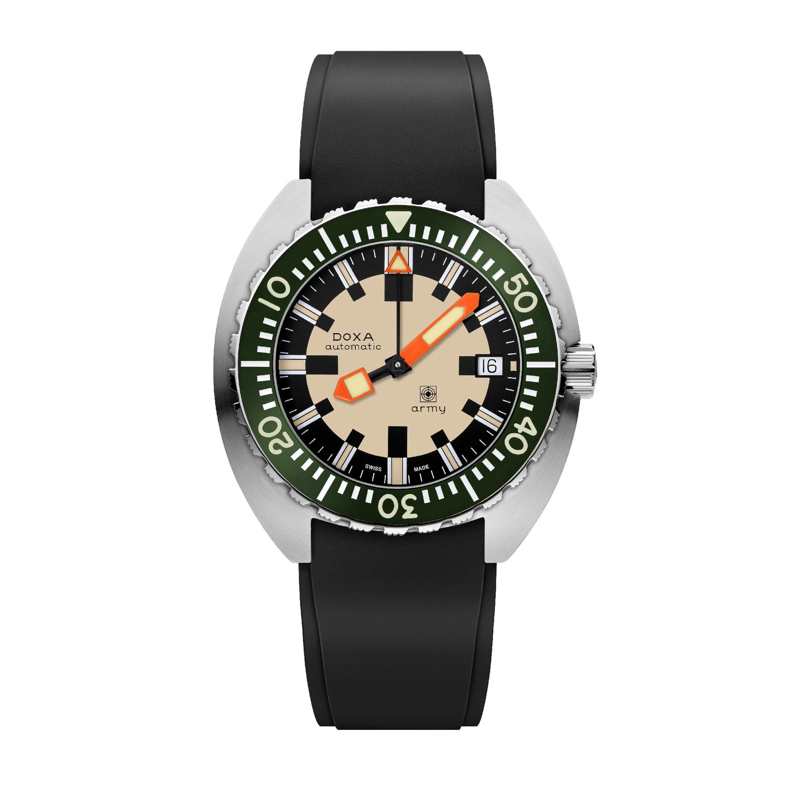 Doxa Army - Green Bezel / Steel