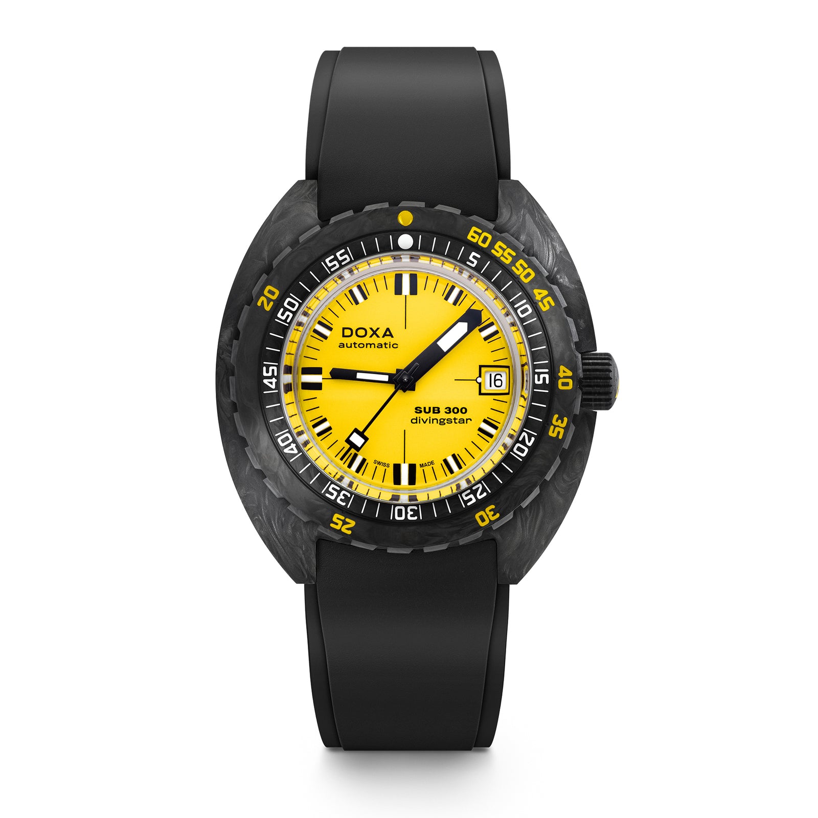 Doxa 300 Carbon - Divingstar (Yellow)