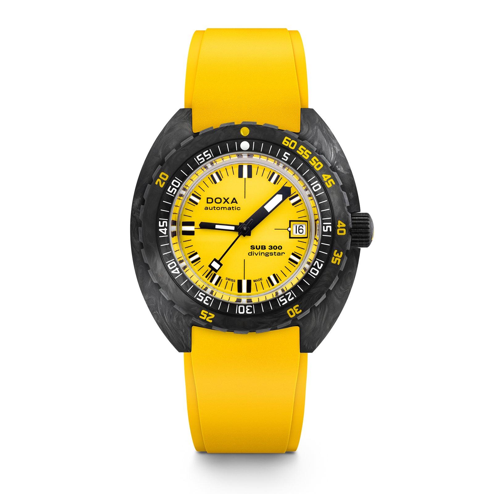 Doxa 300 Carbon - Divingstar (Yellow)