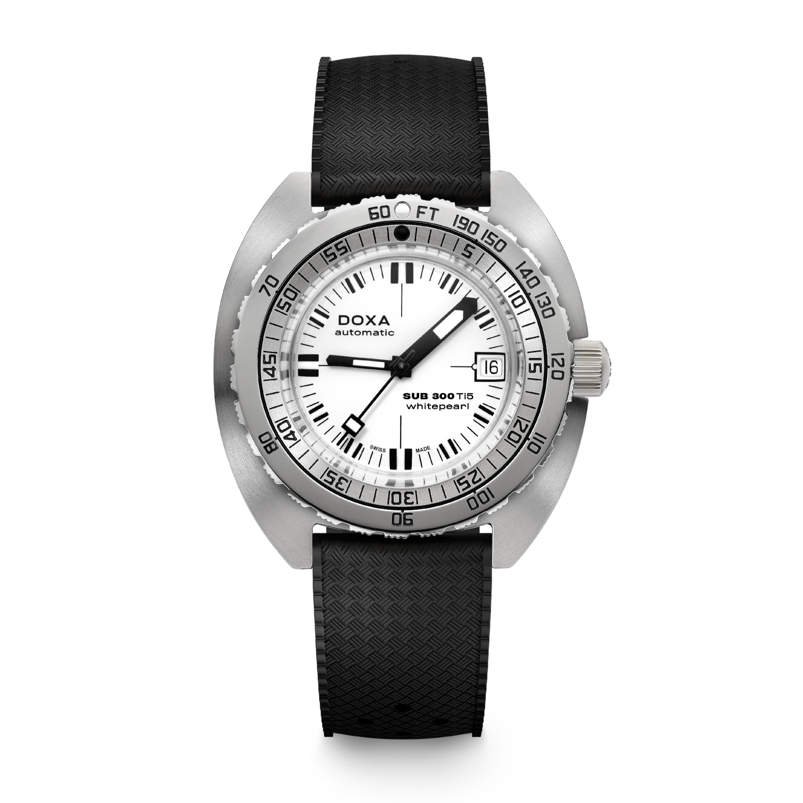 Doxa 300 Ti5- Whitepearl (White)