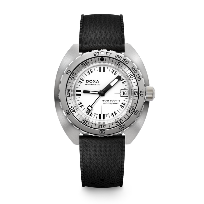 Doxa 300 Ti5- Whitepearl (White)