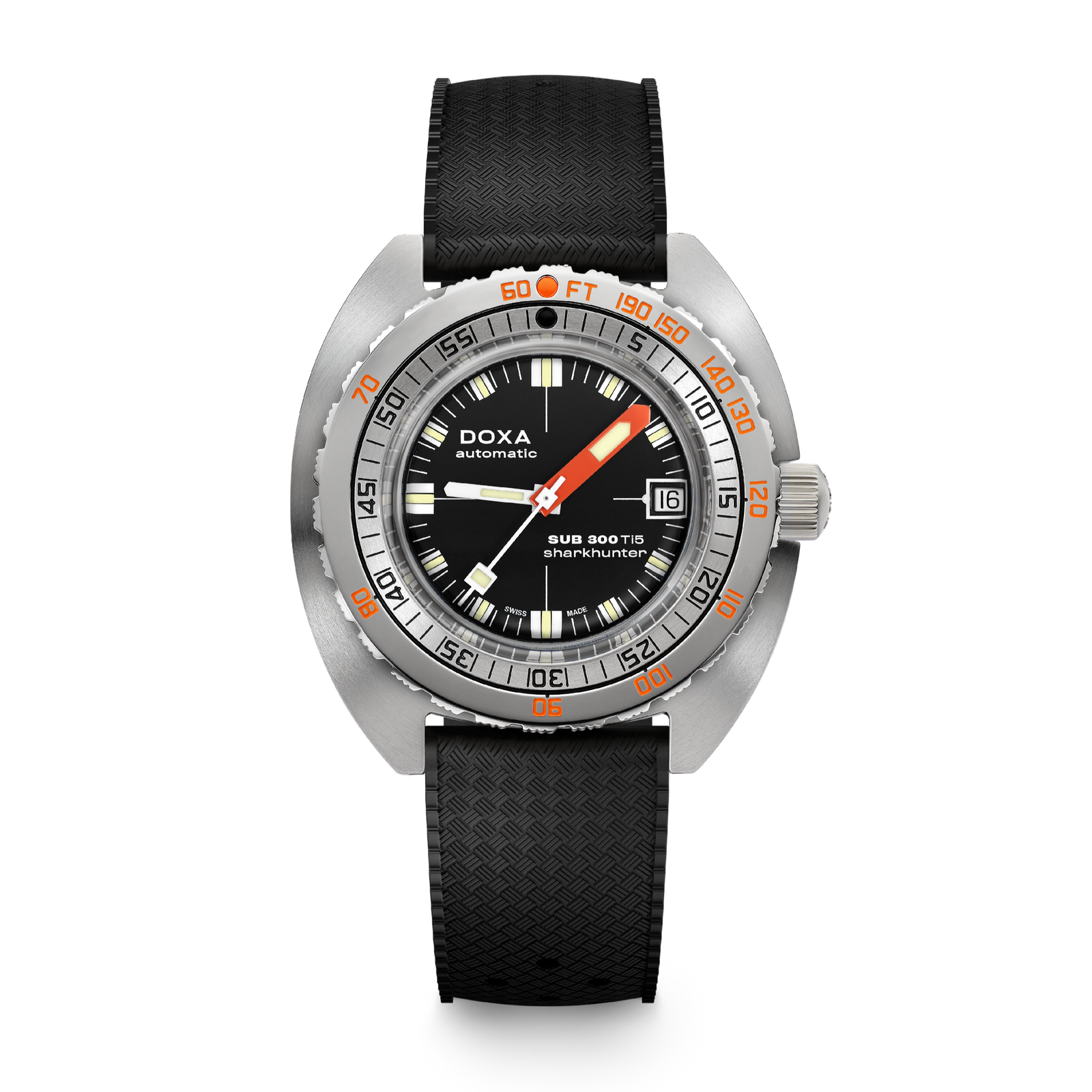 Doxa 300 Ti5- Sharkhunter (Black)