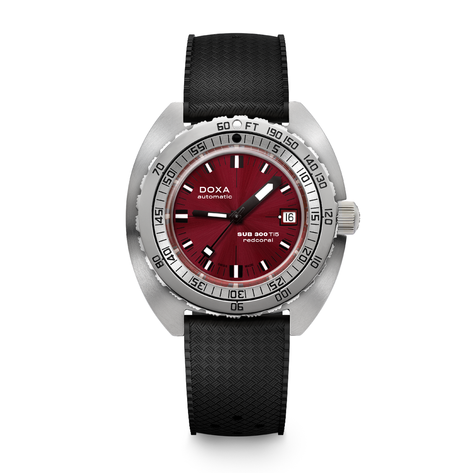 Doxa 300 Ti5- Redcoral (Red)