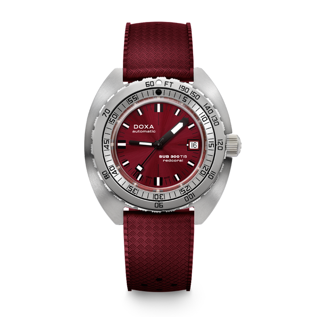 Doxa 300 Ti5- Redcoral (Red)