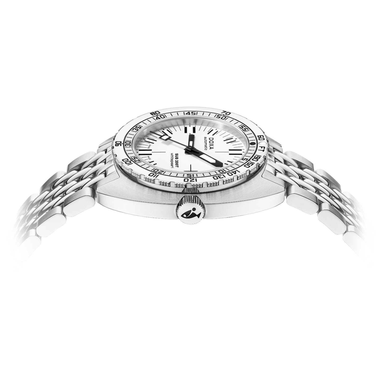 Doxa 200 T - Whitepearl (White) Iconic Dial