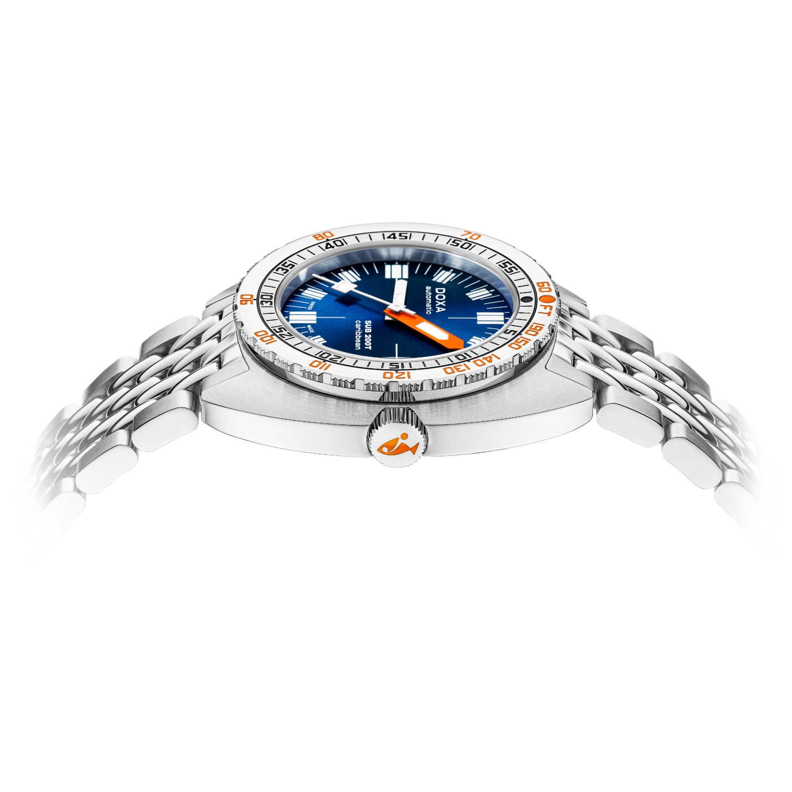 Doxa 200 T - Carribean (Navy Blue) Sunray Dial