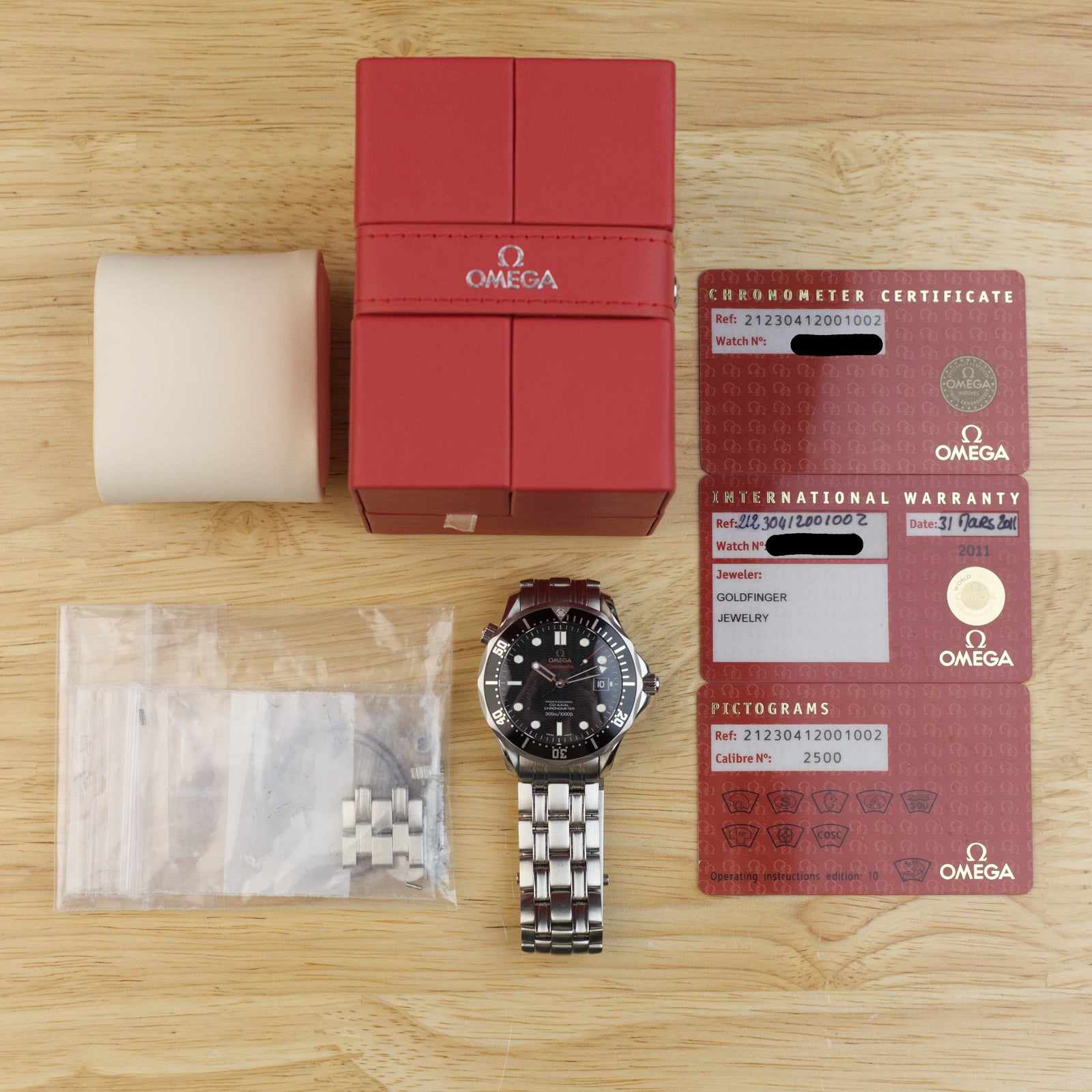 Omega Seamaster Professional 300m (Black -2011)