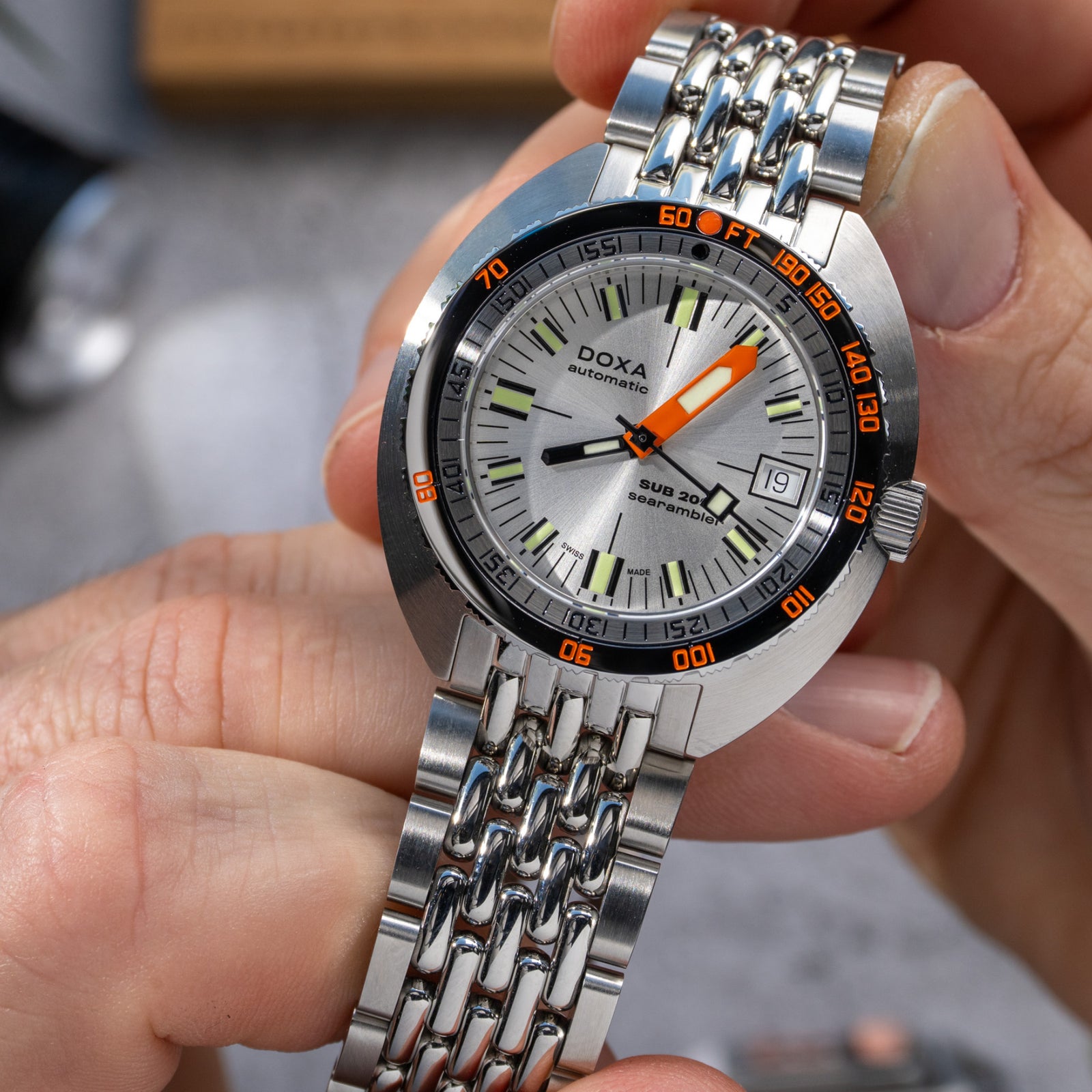Doxa 200 T - Searambler (Silver) Sunray Dial