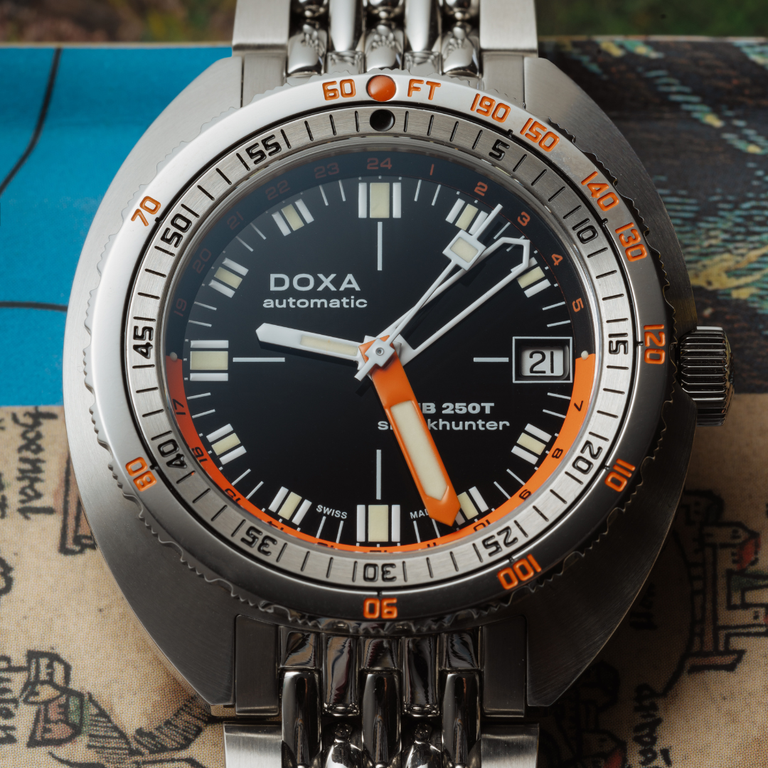 Doxa 250T GMT - Sharkhunter (Black)