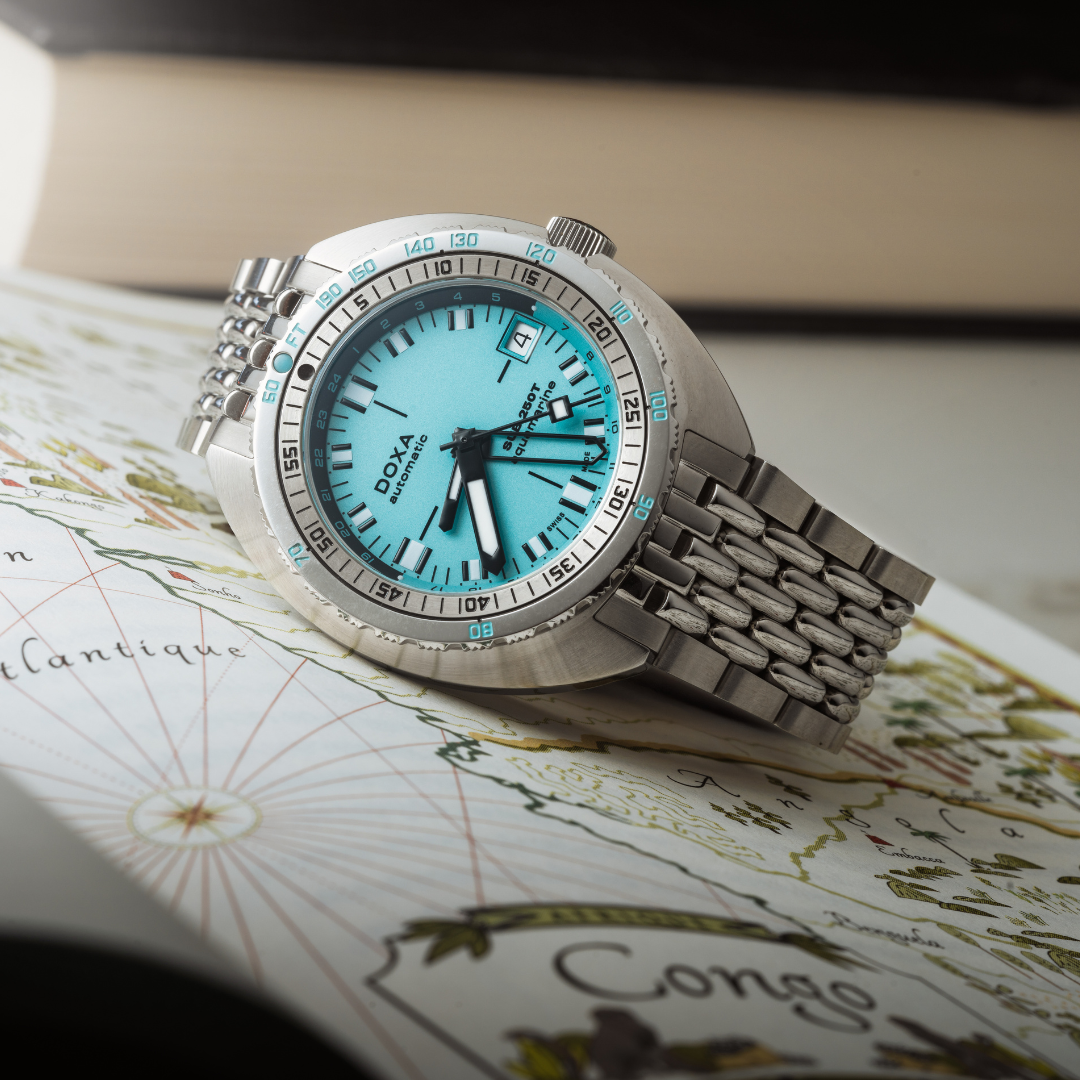 Doxa 250T GMT - Aquamarine (Turquoise)