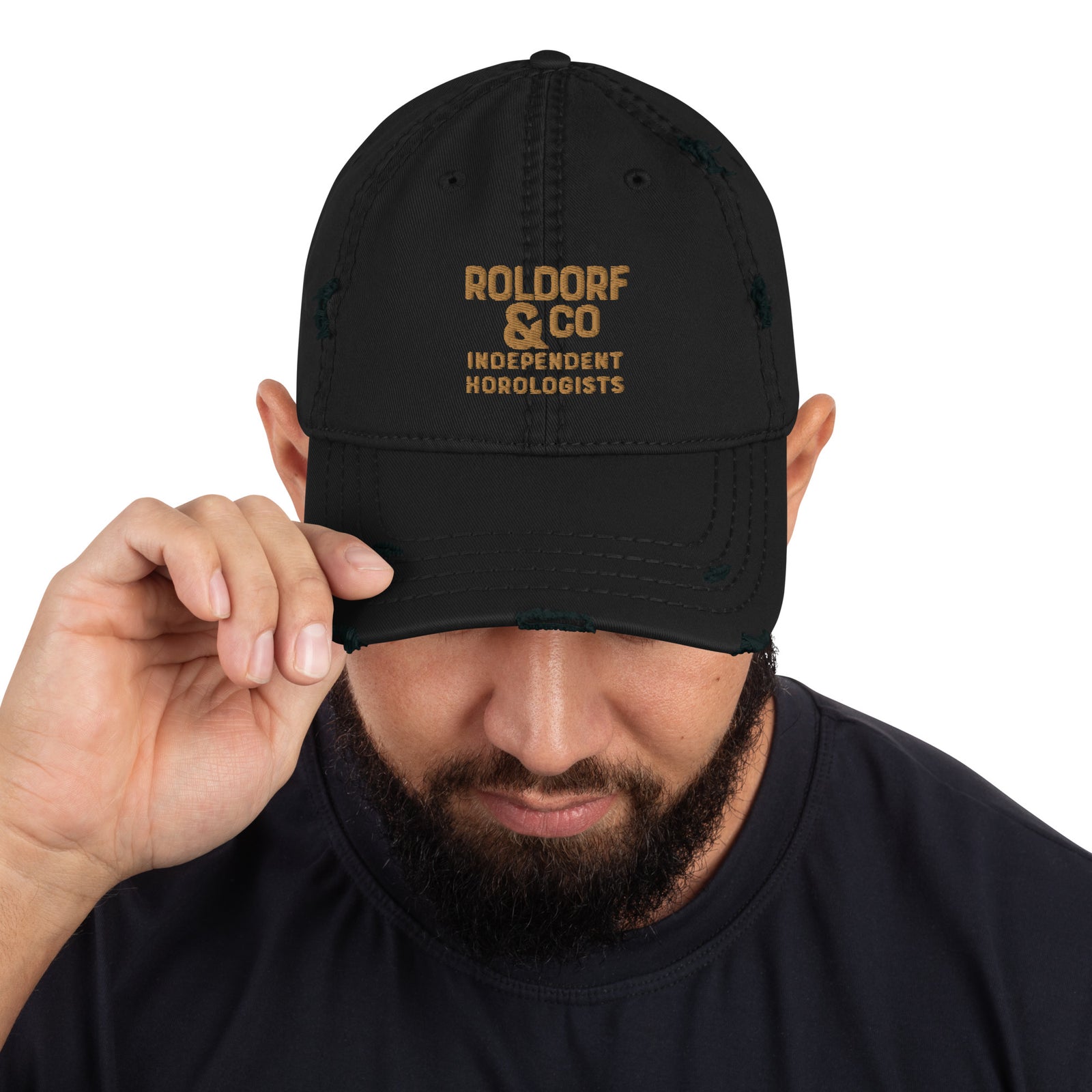Distressed Logo Ball Cap