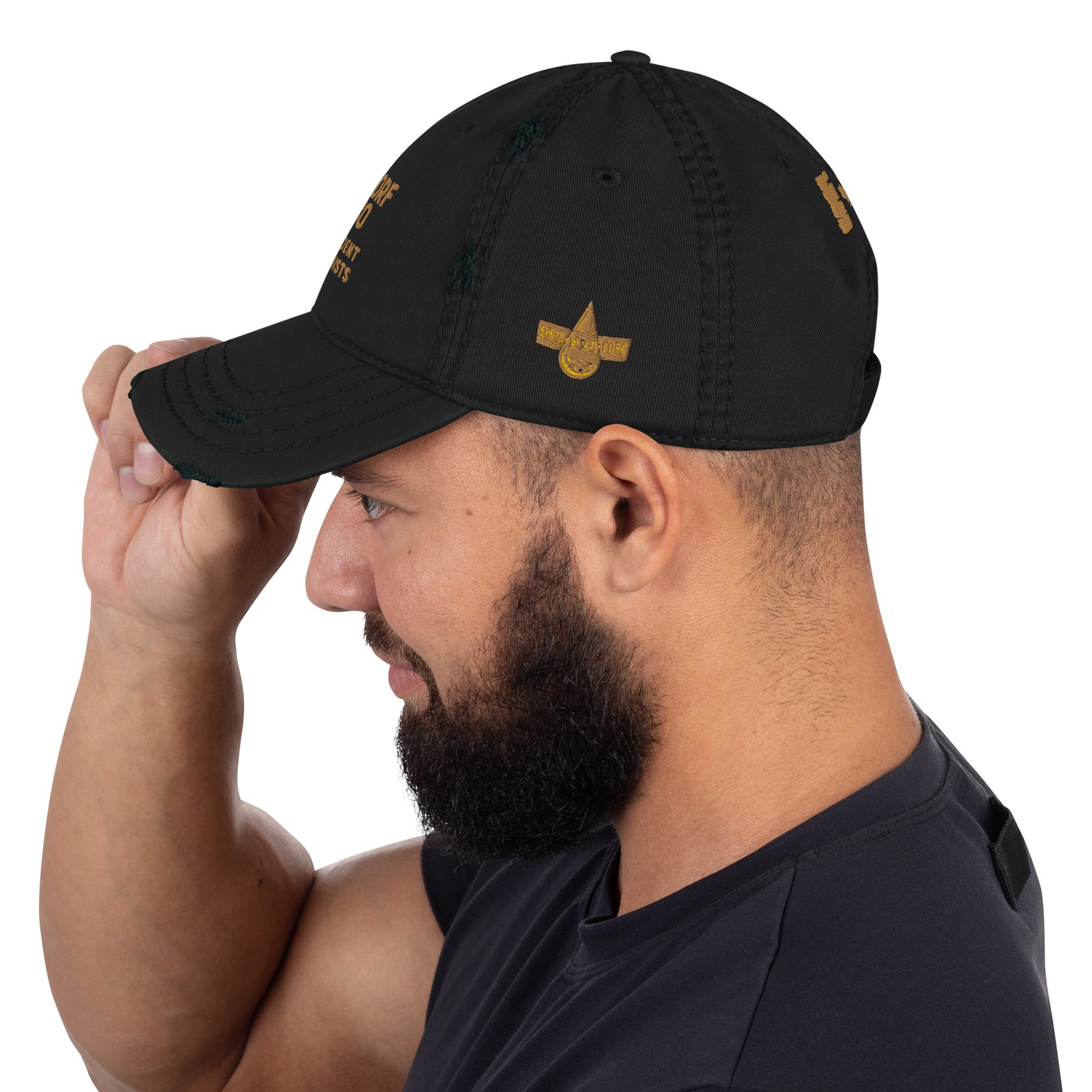 Distressed Logo Ball Cap