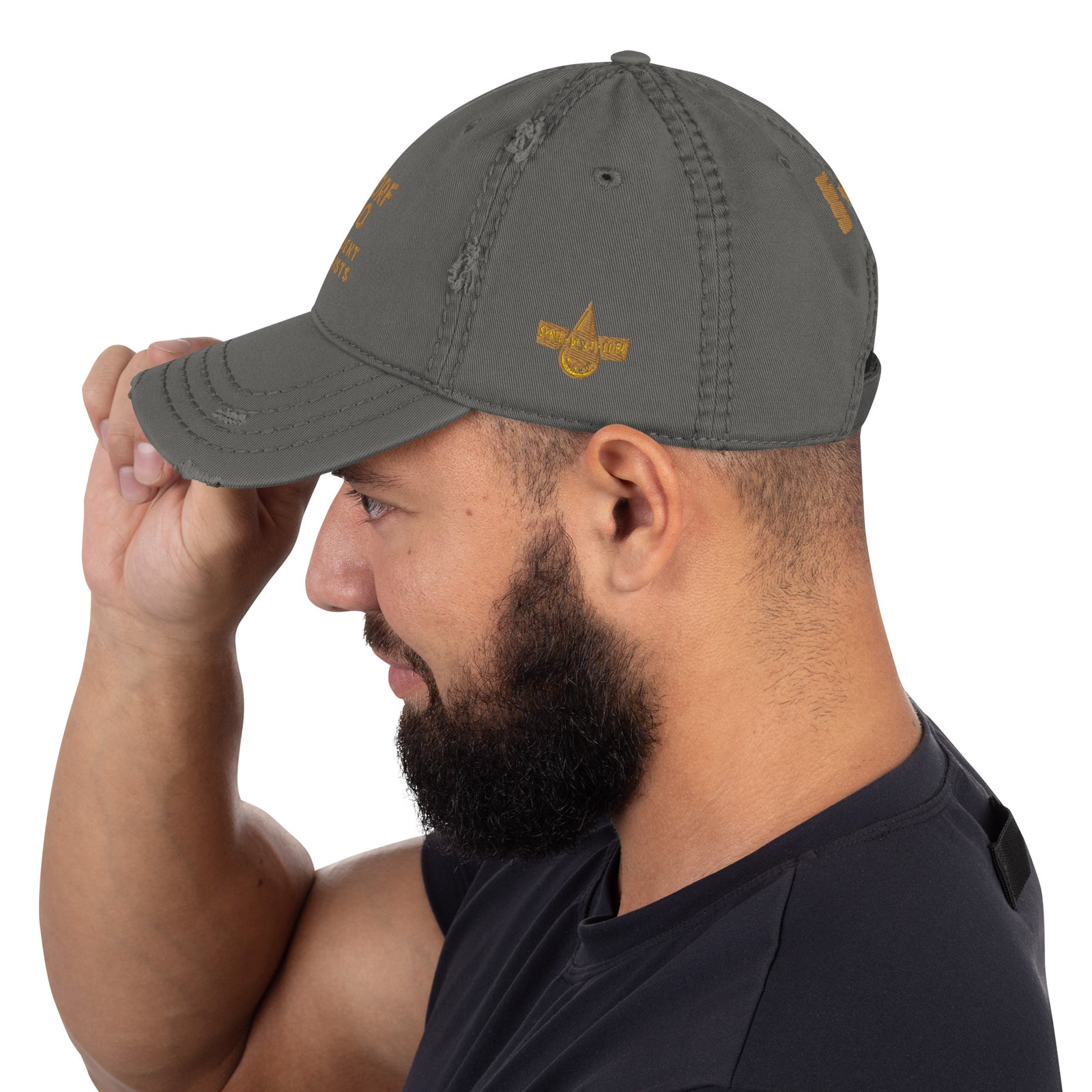 Distressed Logo Ball Cap