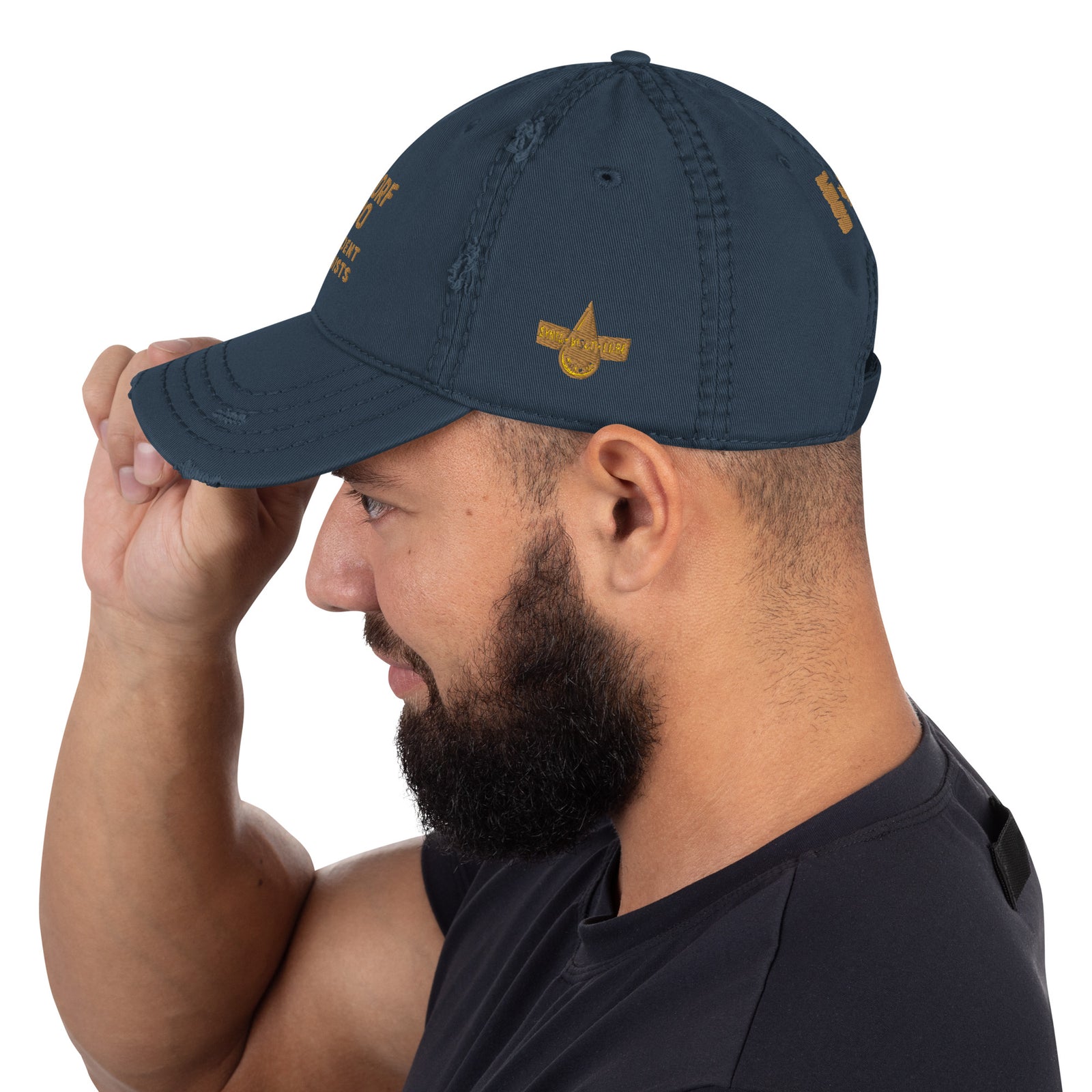 Distressed Logo Ball Cap