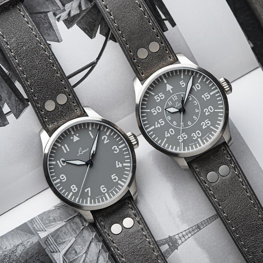 Laco - Aachen 39 mm / 42 mm Automatic Grau