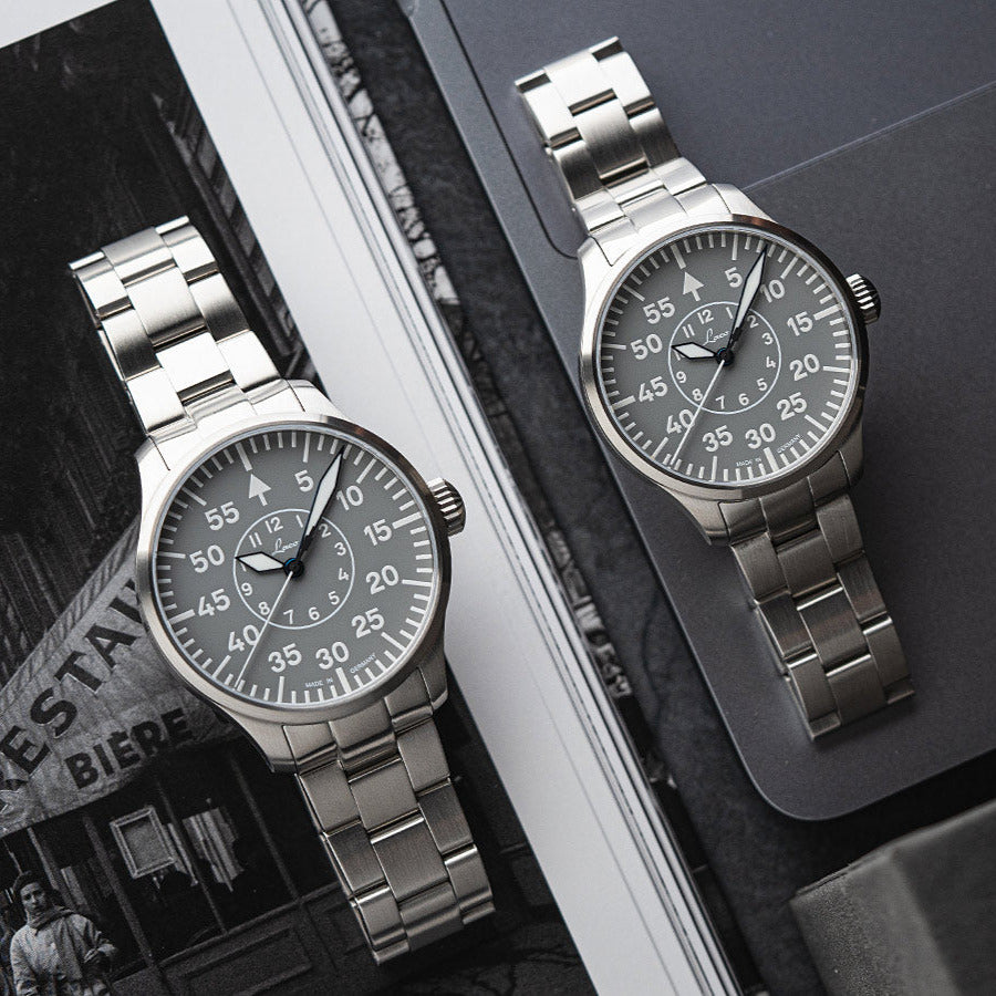 Laco - Aachen 39 mm / 42 mm Automatic Grau