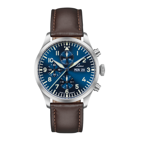 Laco - Kiel 2 - 43 mm Automatic Schwarz