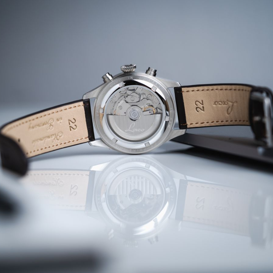 Laco - Kiel 2 - 43 mm Automatic Blau