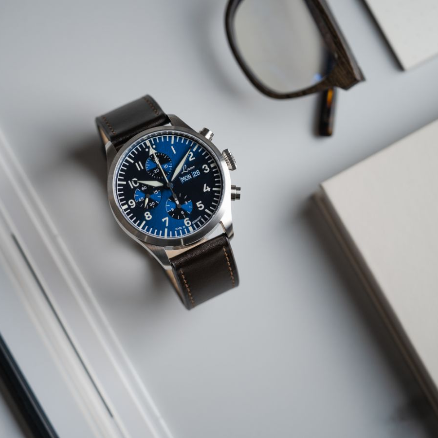 Laco - Kiel 2 - 43 mm Automatic Blau