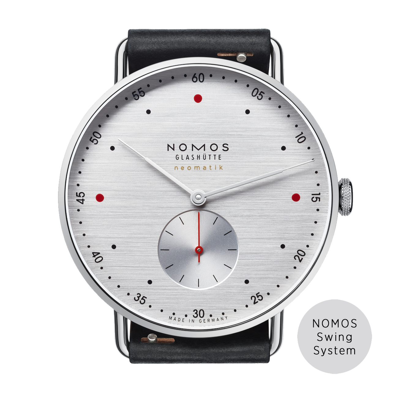 NOMOS - Metro Neomatik 39 Silvercut Ref: 1114