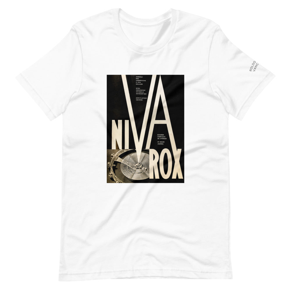 Vintage 1950's Nivarox Print Ad Short-Sleeve Unisex T-Shirt